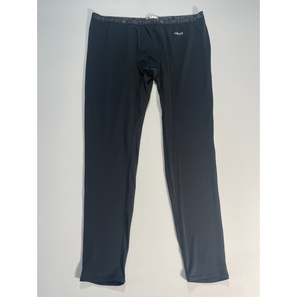 Carhartt Pants Men 2XL Black Base Layer Hiking Outdoors‎ Camping Force